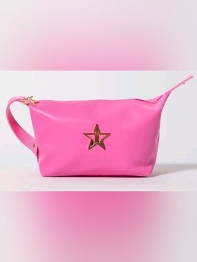 Pink Star Zip Cosmetic Pouch